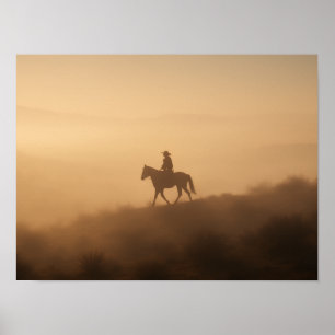 Moesson Wolken Poster - Dramatische Woestijn Lucht
