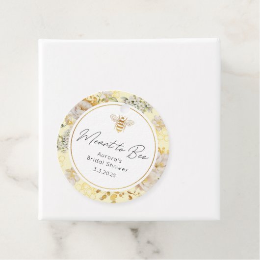 Moest bij sticker. Bij bruidsdouche Bedankjes Labels (In situ)