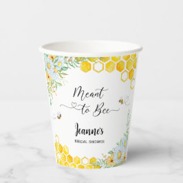 Moest bijen bruidsfeest zijn papieren bekers