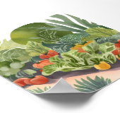 Moestuin | Aquarel Schilderij Poster (Hoek)