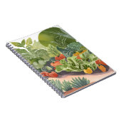 Moestuin | Aquarelschilderij Notitieboek (Rechterzijde)