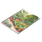 Moestuin | Aquarelschilderij Notitieboek (Linkerzijde)
