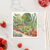 Moestuin | Aquarelschilderij Servet (Insitu)