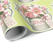 Moestuin Bloemen Cadeaupapier (Rol Hoek)
