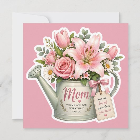 Moestuin Bloemen Kaart (Voorkant)