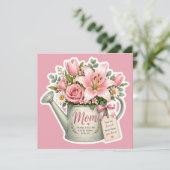 Moestuin Bloemen Save The Date (Staand voorkant)