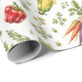 Moestuin Boerenmarkt Zomer Cadeaupapier (Rol Hoek)