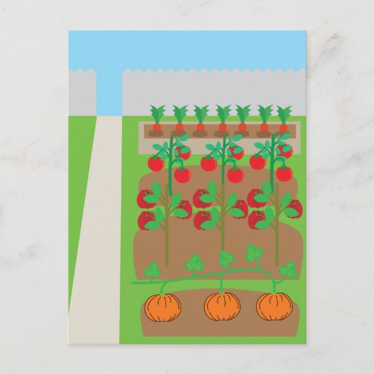 Moestuin Briefkaart (Voorkant)