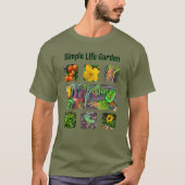 Moestuin Foto Collage T-shirt (Voorkant)