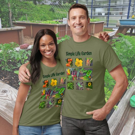 Moestuin Foto Collage T-shirt