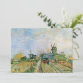 Moestuin in Montmartre door Vincent van Gogh (Staand voorkant)