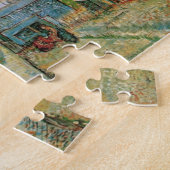 Moestuin in Montmartre door Vincent van Gogh Legpuzzel (Zijkant)