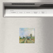 Moestuin in Montmartre door Vincent van Gogh Magneet (Insitu (Vaatwasser))