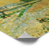 Moestuin in Montmartre door Vincent van Gogh Poster (Hoek)