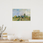 Moestuin in Montmartre door Vincent van Gogh Poster (Keuken)