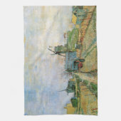 Moestuin in Montmartre door Vincent van Gogh Theedoek (Verticaal)