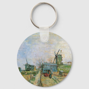 Moestuin in Montmartre van Vincent van Gogh Sleutelhanger