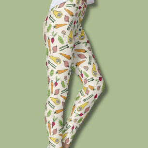 Moestuin Lokale Telers Markt Leggings