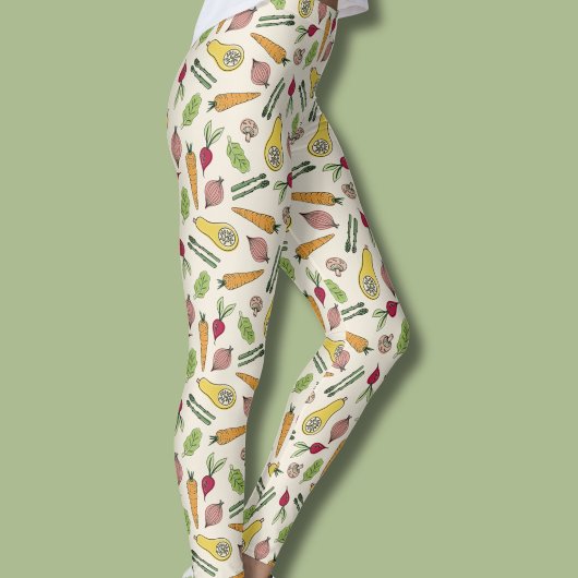 Moestuin Lokale Telers Markt Leggings