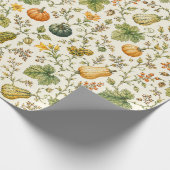 Moestuin Oogst Pompoen Inpakpapier (Hoek)