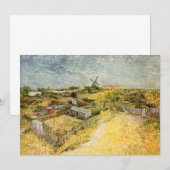 Moestuinen, Montmartre door Vincent van Gogh (Voorkant / Achterkant)