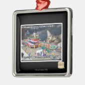 Moet aantal uren hebben metalen ornament (Links)