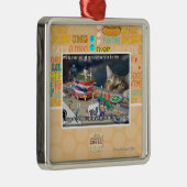 Moet aantal uren hebben metalen ornament (Rechts)