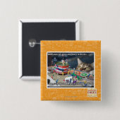 Moet aantal uren hebben vierkante button 5,1 cm (Voorkant /achterkant)