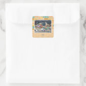 Moet aantal uren hebben vierkante sticker (Tas)