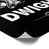 Moet alleen zijn en naar Dwight Yoakam Music luist Poster (Hoek)