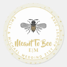 Moet BEE Monogram Trouw Bruidscadeau Bedankt