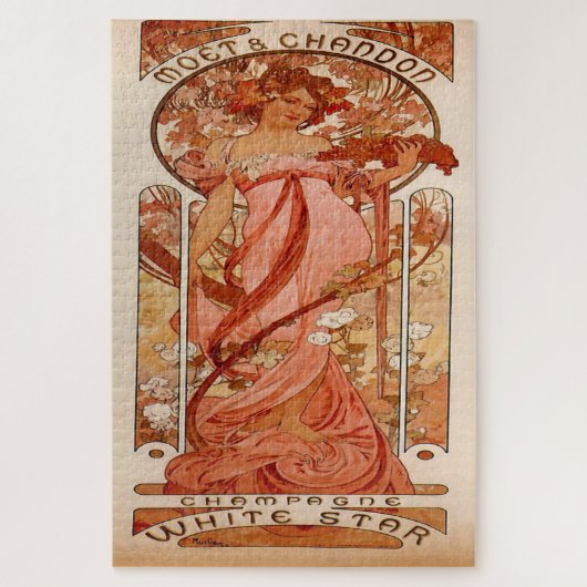 Moët & Chandon White Star: An Art Nouveau Edition1 Legpuzzel (Verticaal)