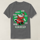 Moet de kerstman zijn t-shirt (Design voorkant)