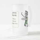 Moet een Texaanse douane zijn Matglas Bierpul (Voorkant rechts)