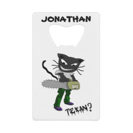 Moet een Texan custom Credit Kaart Bottle Open zij Creditkaart Flessenopener