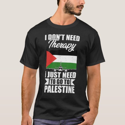 Moet gewoon naar palestine gaan t-shirt (Voorkant)