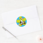Moet groenbloemige stickers roeien (Envelop)