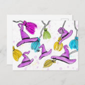 Moet het seizoen van de heks zijn briefkaart (Voorkant / Achterkant)