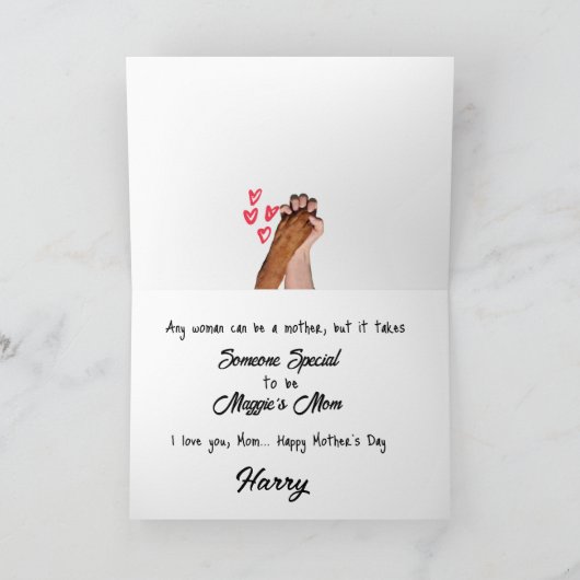 Moet honden... Moederdag Kaart van de hond hebben (Binnen)