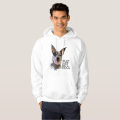 Moet houden van honden Graphic Hoodie (Voorkant volledig)
