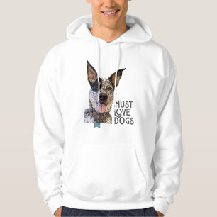 Moet houden van honden Graphic Hoodie