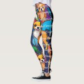 Moet houden van honden leggings (Links)