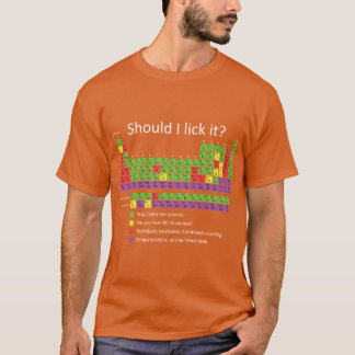 Moet ik het likken vriend t-shirt