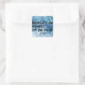 MOET IK HONEST ZIJN OF NICE Cool Sticker ZIJN (Tas)