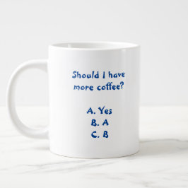 Moet ik meer koffie-Mok hebben? Grote Koffiekop