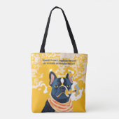 Moet ik mezelf te veel uitleggen tote bag (Achterkant)