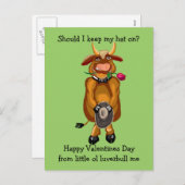 Moet ik mijn pet aan houden? feestdagenkaart (Voorkant / Achterkant)