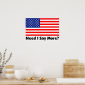 Moet ik nog meer zeggen? poster (Keuken)