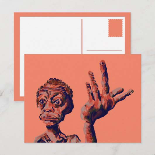 moet ik wachten briefkaart (Voorkant / Achterkant)