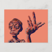 moet ik wachten briefkaart (Voorkant)